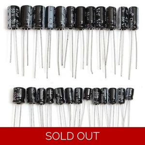 Technics SL1200 replacement electrolytic capacitor kit